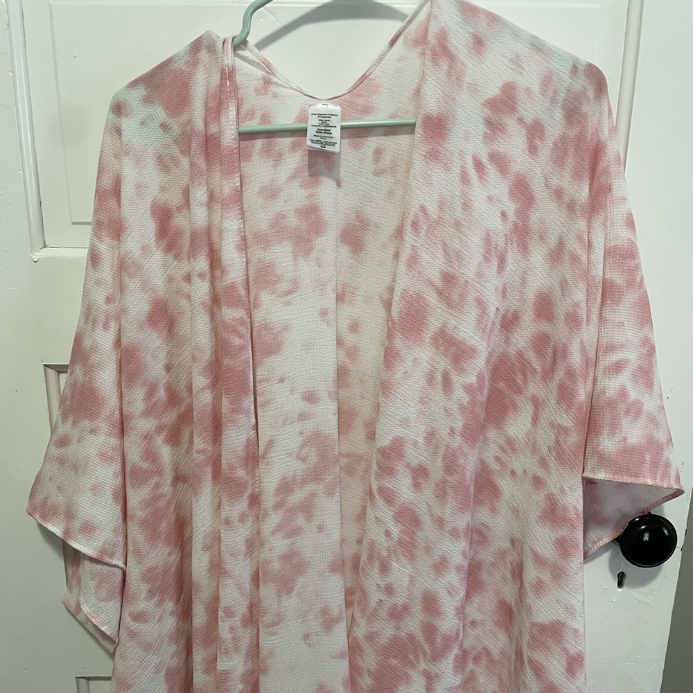Pink Tie Dye Kimono